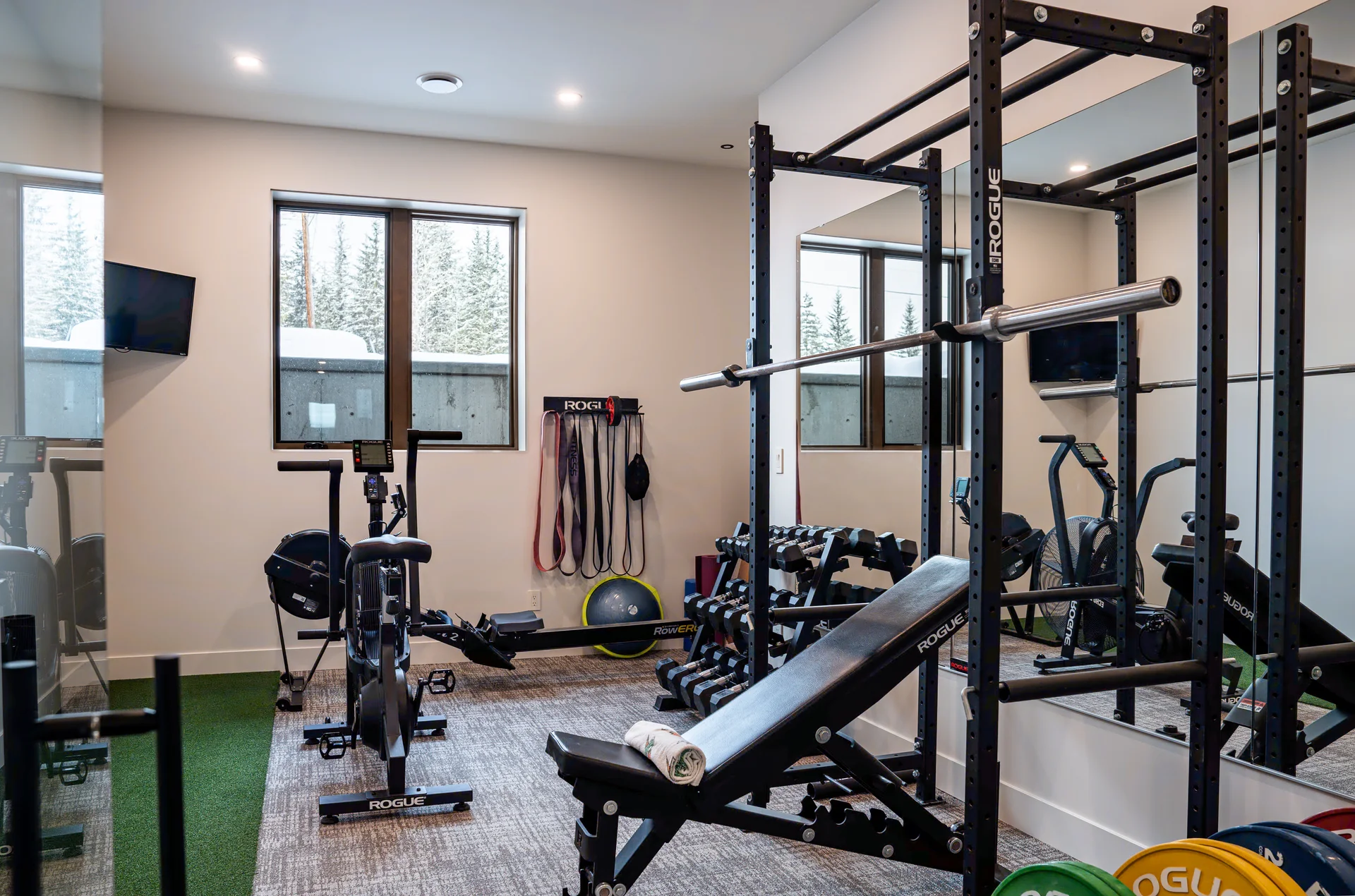 The gym at Mountain Lake