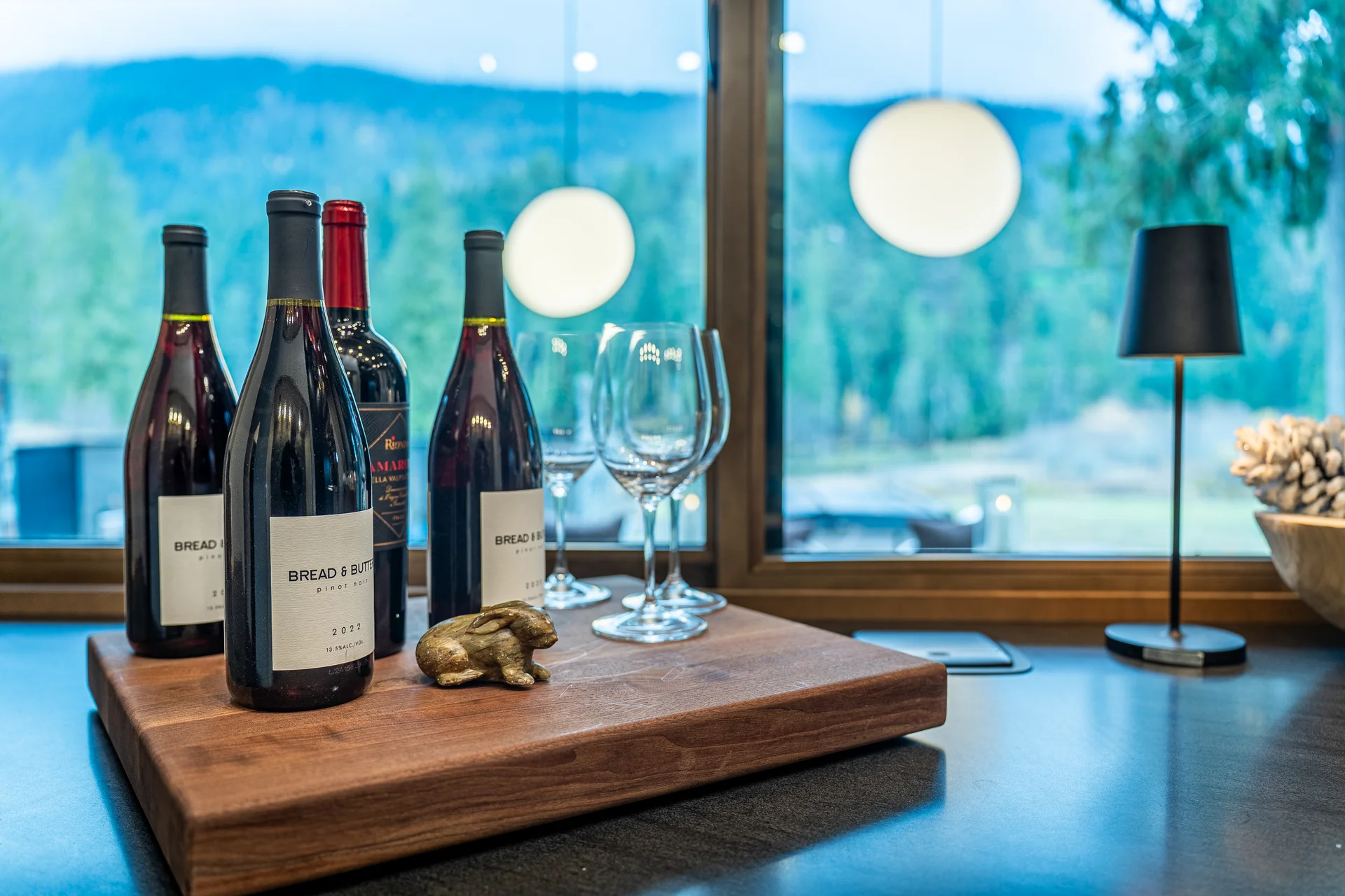 Mountain Lake - dining-kitchen, dining-area, wine-service-area