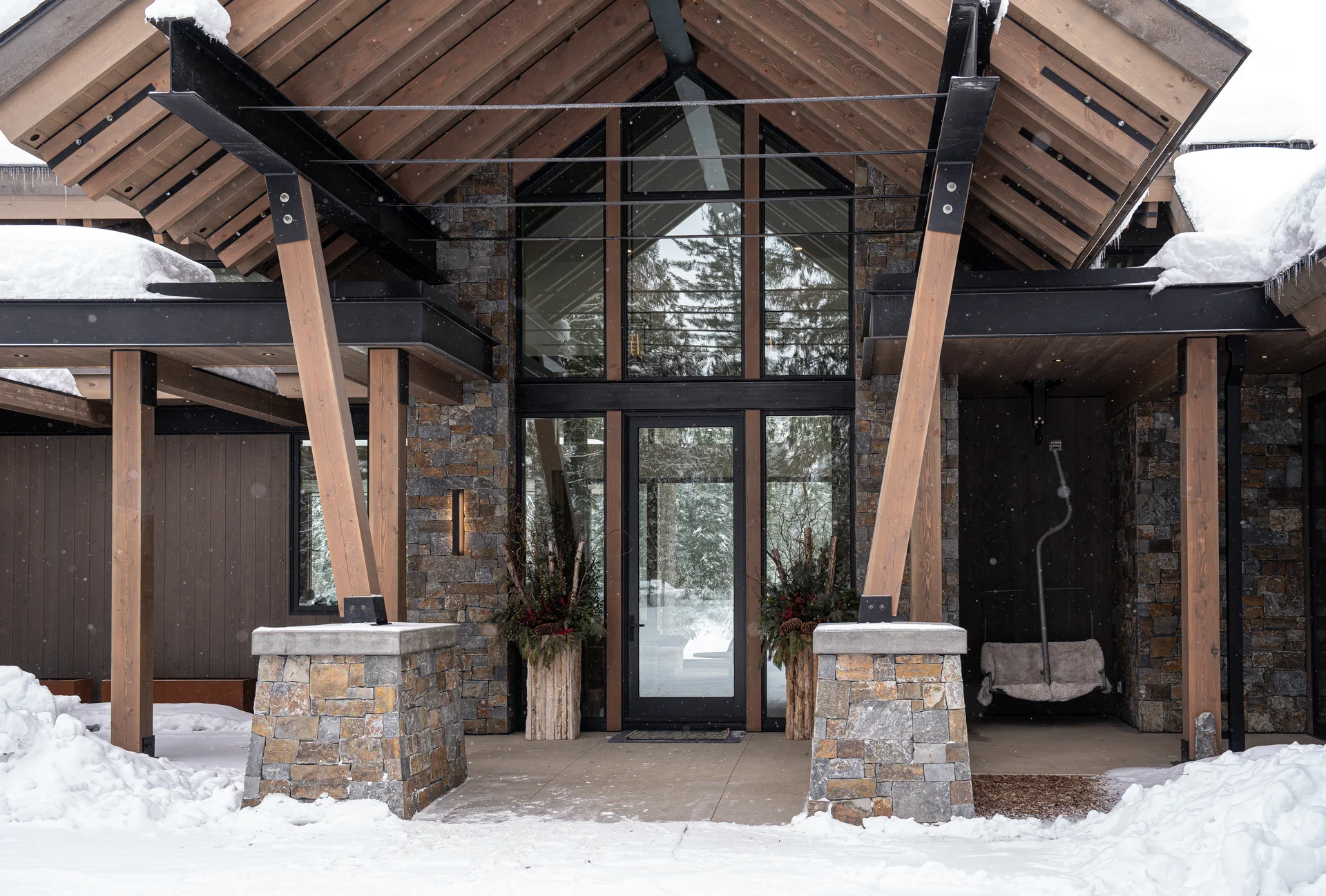 Mountain Lake - entrace-tight, the-building, the-building-exterior