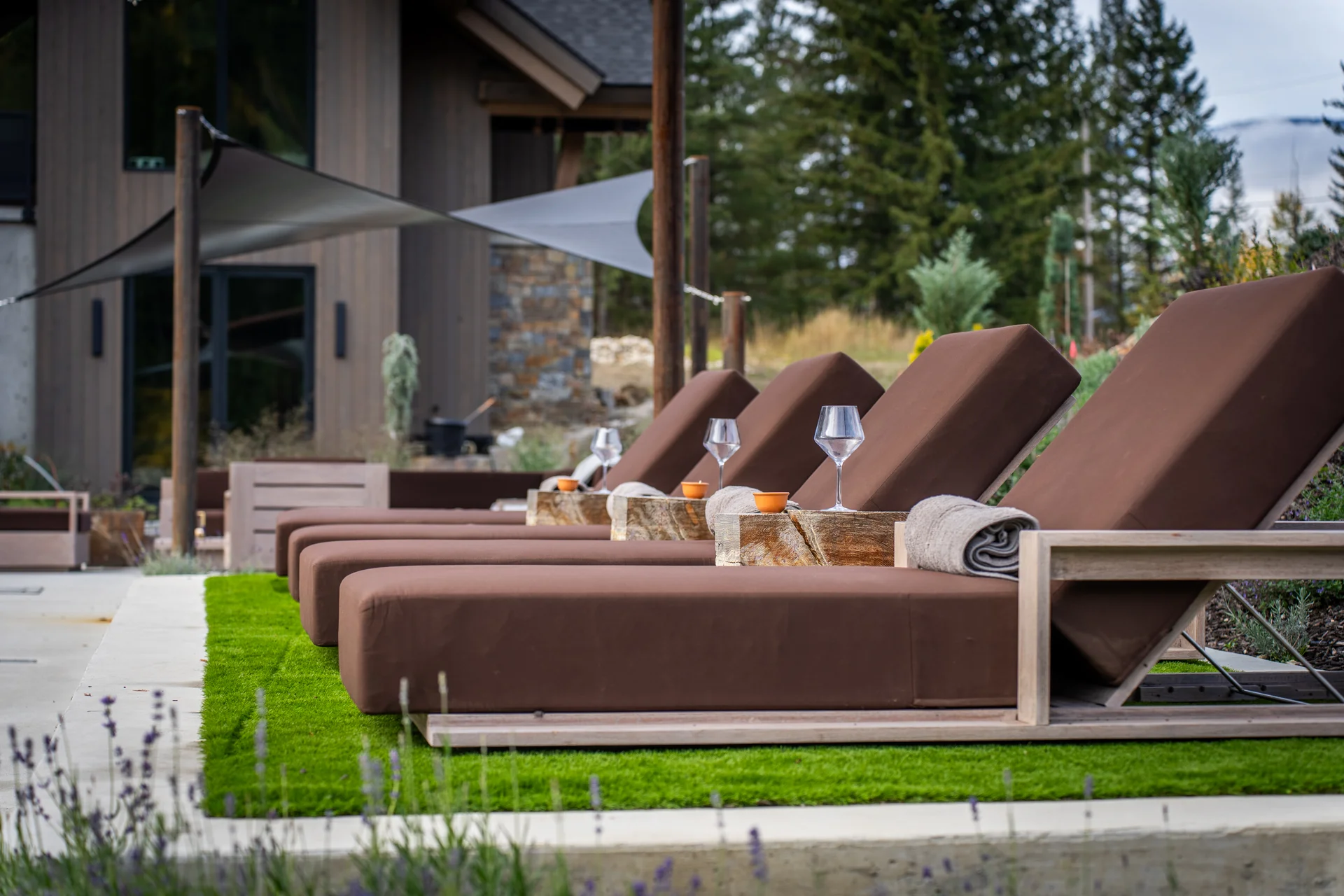 Mountain Lake - lounge, pool-landscape, elevated-shade-lounge