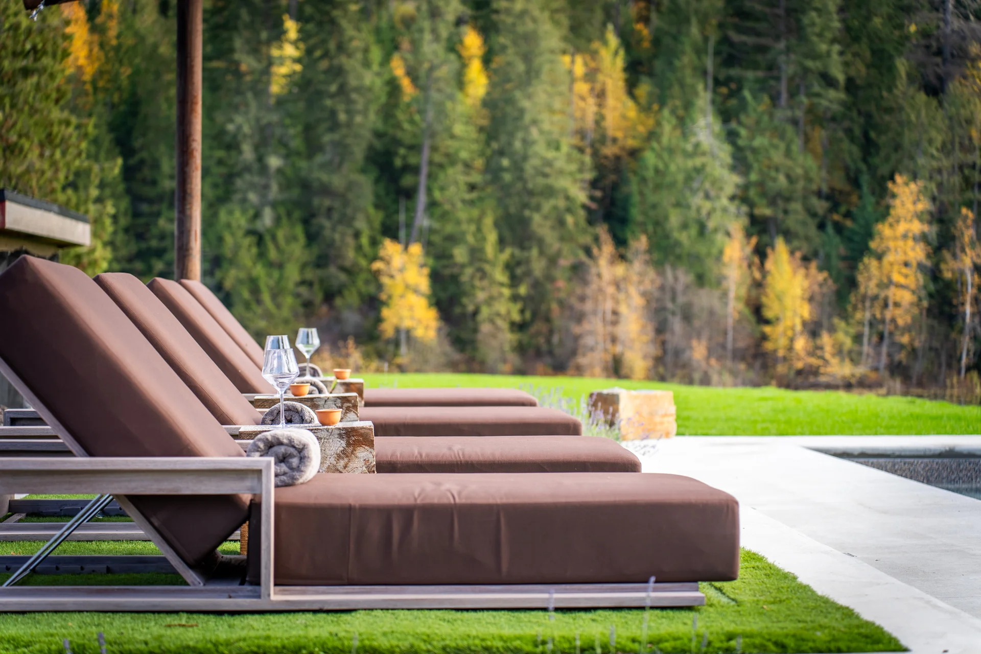 Mountain Lake - lounge, pool-landscape, elevated-shade-lounge, sport-grass