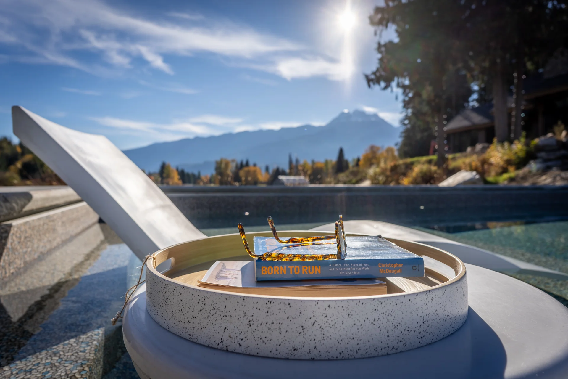Mountain Lake - pool-landscape, tanning-ledge, mountain-view